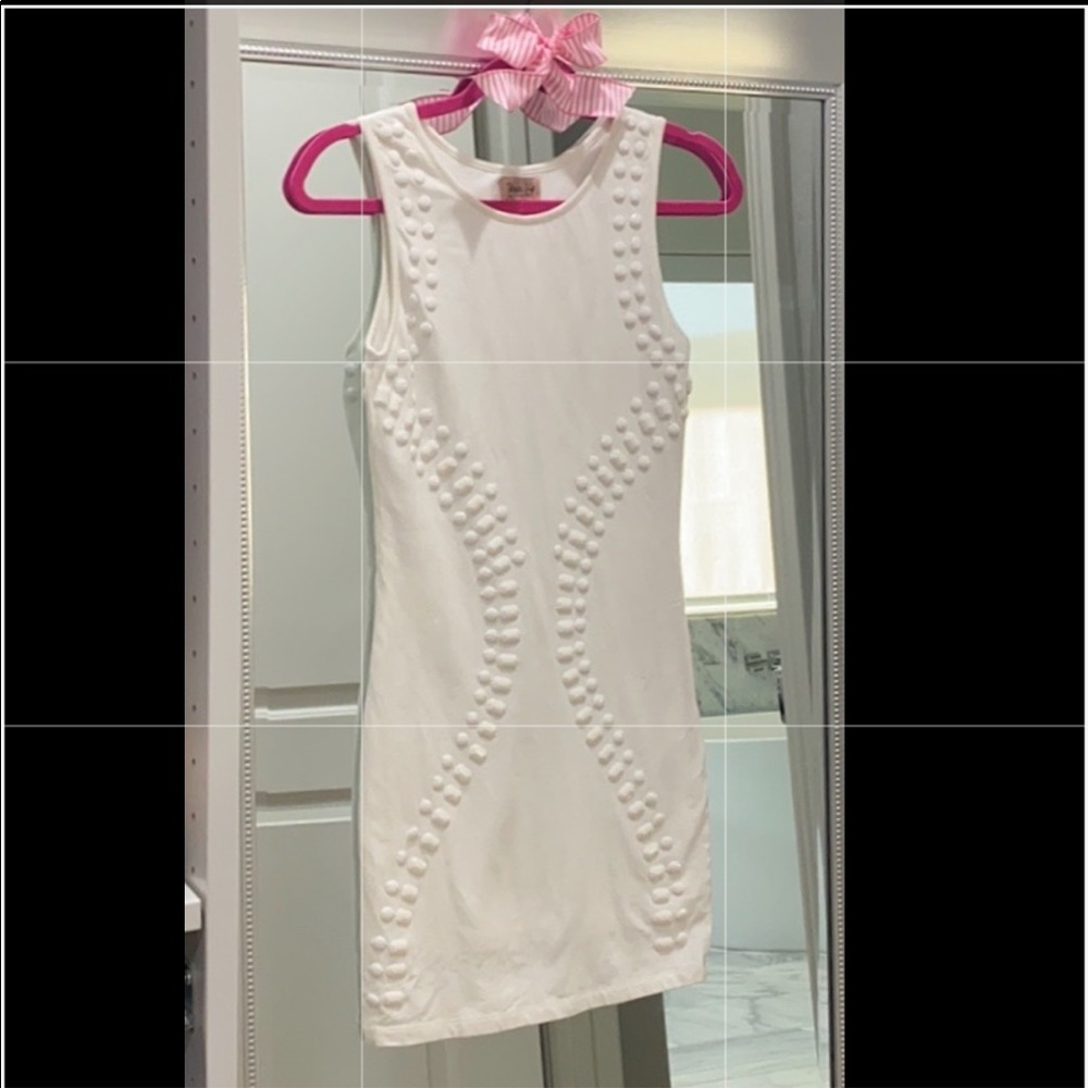 “Dress Up” TopShop white Cotten beaded size 4